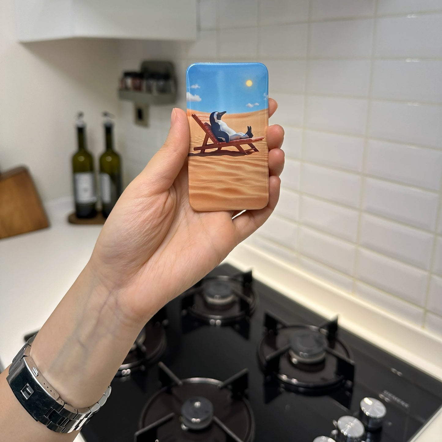 Kişiye özel resimli metal magnet açacak mutfak temalı