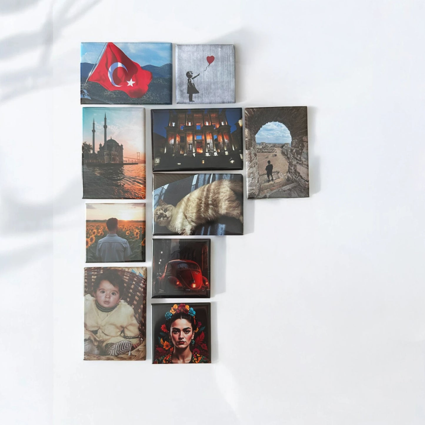 Kişiye Özel Fotoğraf Kolajı: 10 Parça Set