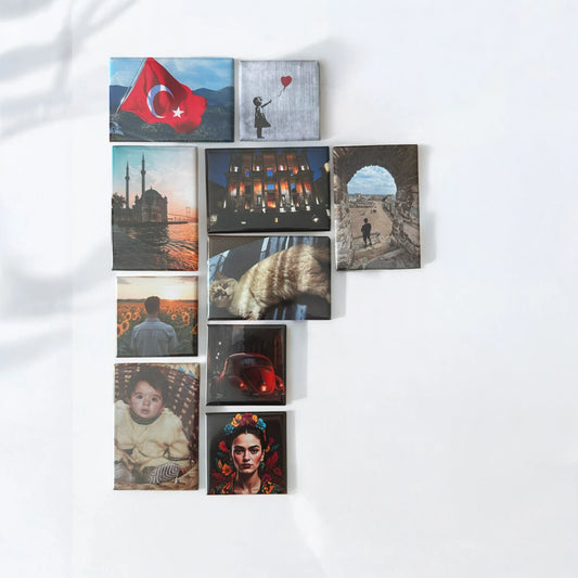 Kişiye Özel Fotoğraf Kolajı: 10 Parça Set