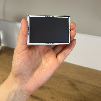 Kişiye özel resimli dikdörtgen magnet arka yüz