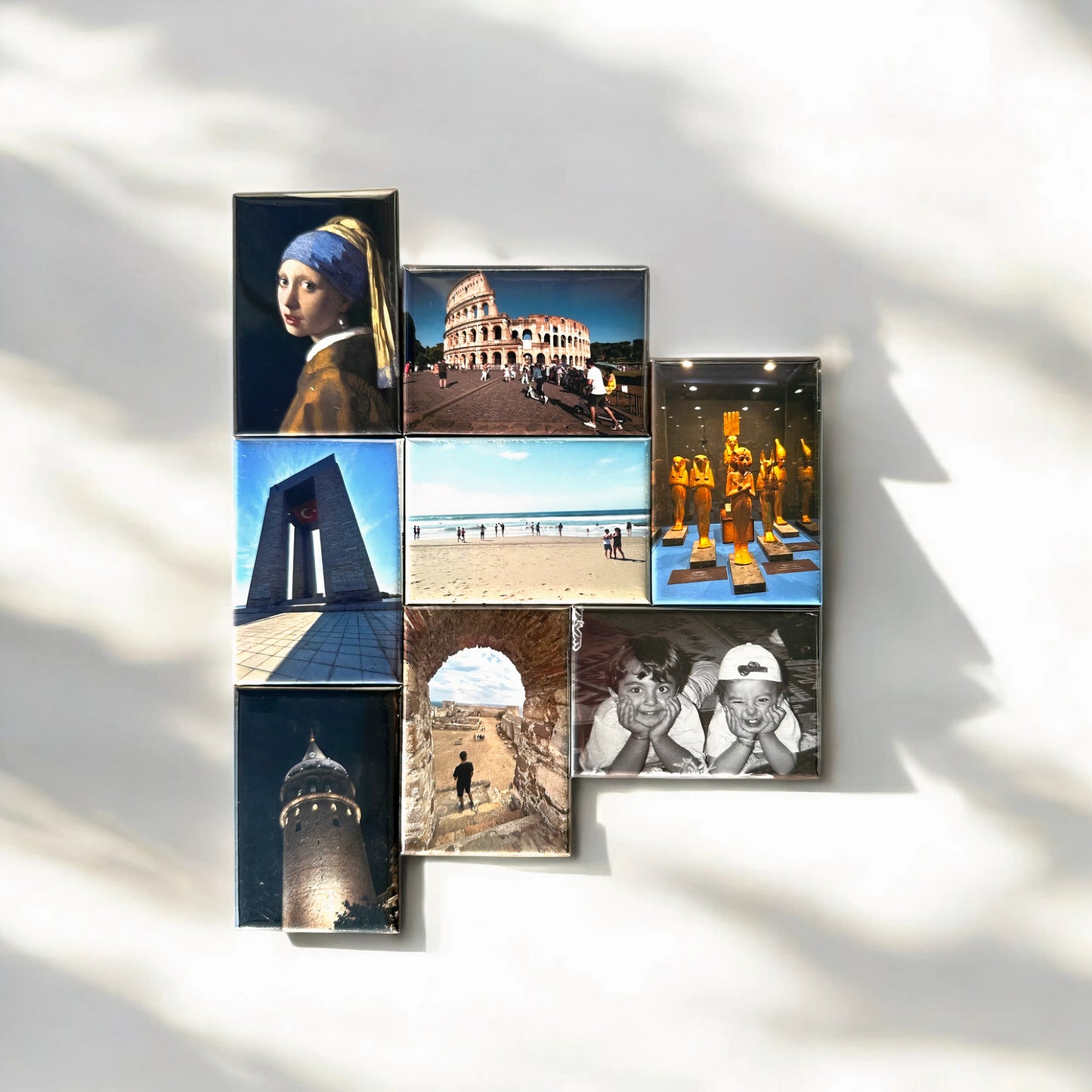 Kişiye özel resimli dikdörtgen magnet dekoratif