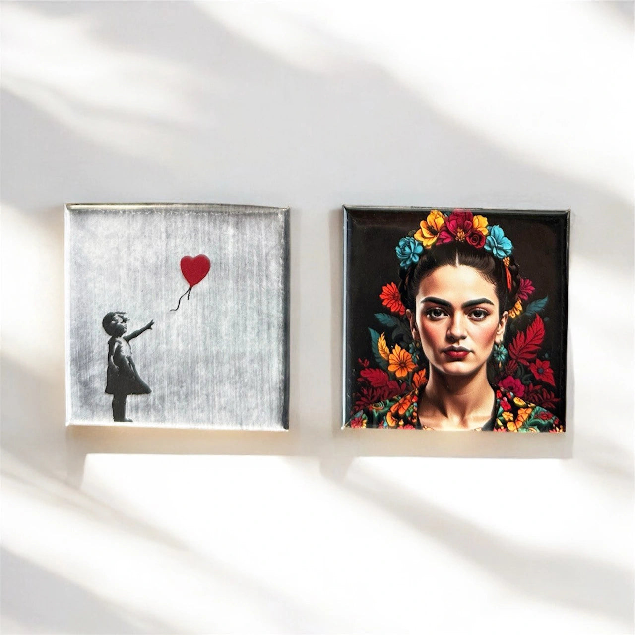 Kişiye özel resimli kare magnet dekor