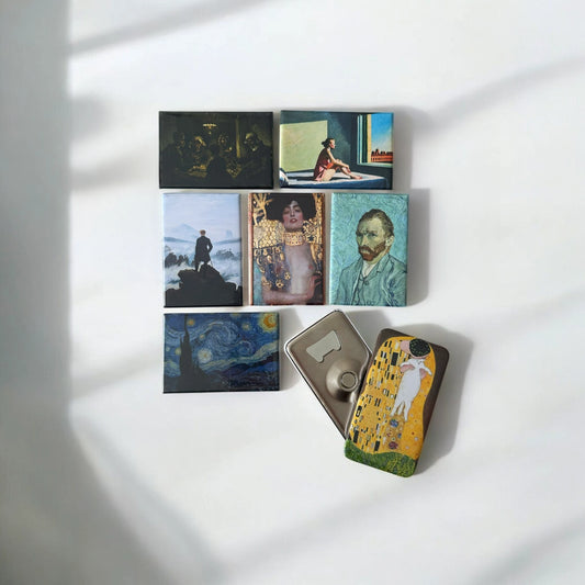 Çiftlere Özel Romantik Hediye Seti: 1 Adet Resimli Açacak ve Dikdörtgen Magnet Kombini